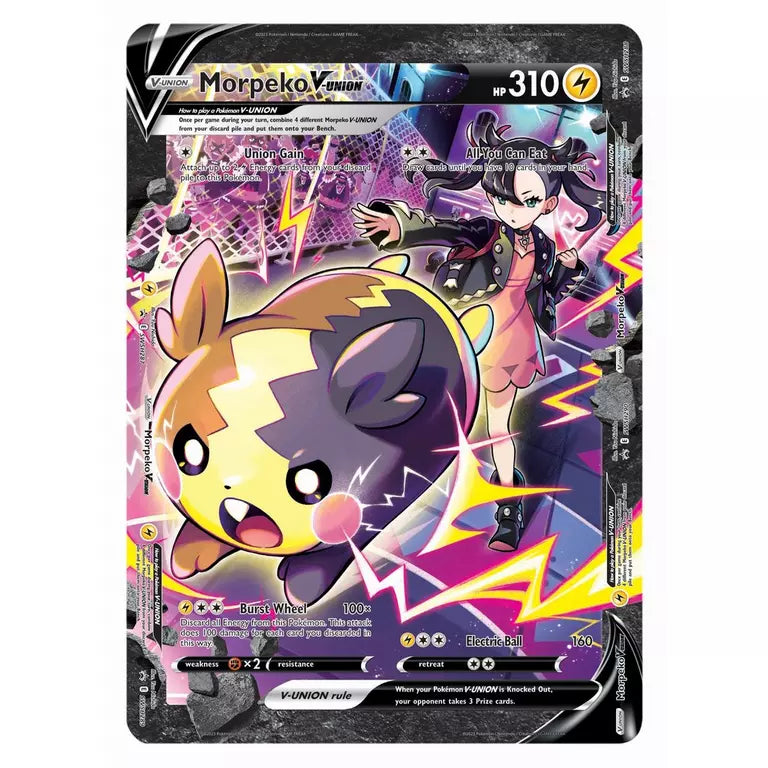 Pokemon TCG: SWSH12.5 Crown Zenith Morpeko V-Union Premium Playmat Collection-The Pokémon Company International-Ace Cards &amp; Collectibles