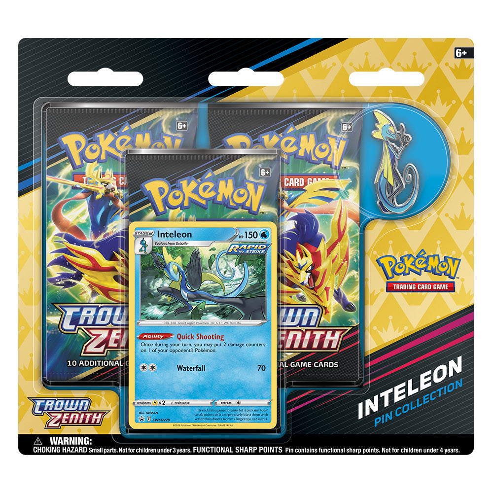 Pokemon TCG: SWSH12.5 Crown Zenith Pin Box Collection-Cinderace-The Pokémon Company International-Ace Cards & Collectibles
