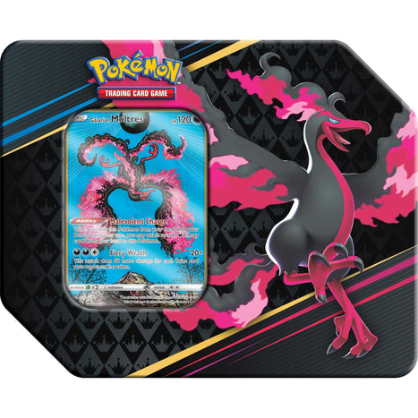 Pokemon TCG: SWSH12.5 Crown Zenith Special Art 7&quot; Tin-Galarian Moltres-The Pokémon Company International-Ace Cards &amp; Collectibles