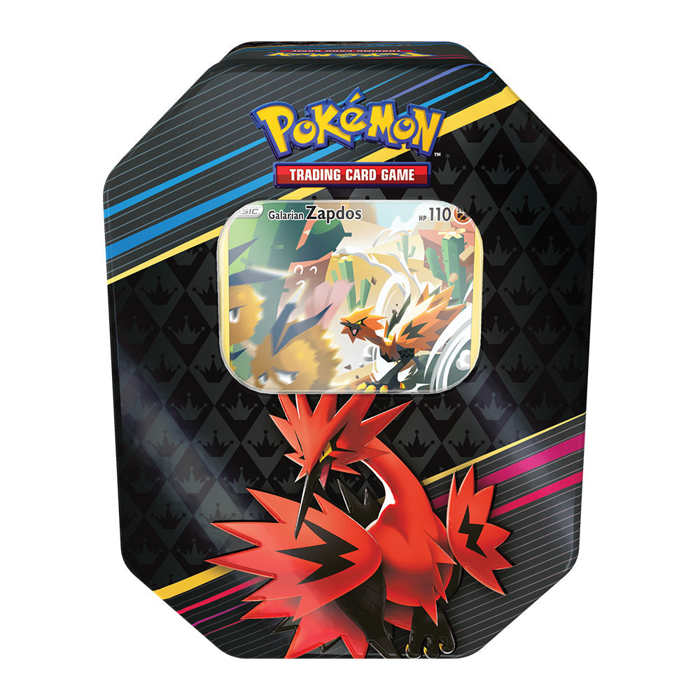 Pokemon TCG: SWSH12.5 Crown Zenith Special Art Tin-Galarian Zapdos-The Pokémon Company International-Ace Cards &amp; Collectibles