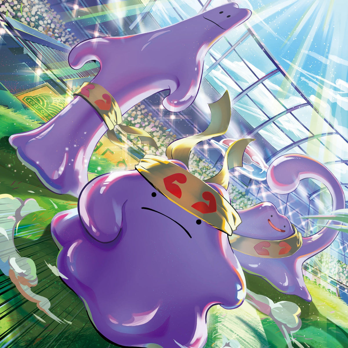 Pokemon TCG Sleeves (Go! Go! Ditto)-The Pokémon Company International-Ace Cards & Collectibles