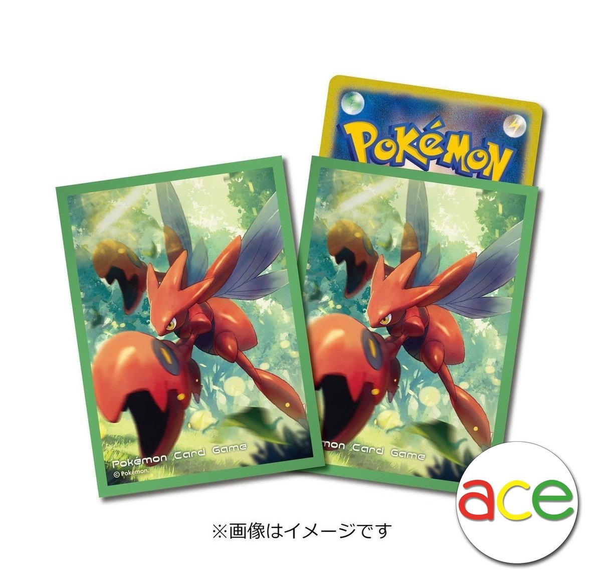 Pokemon TCG Sleeves (Scizor)-The Pokémon Company International-Ace Cards & Collectibles