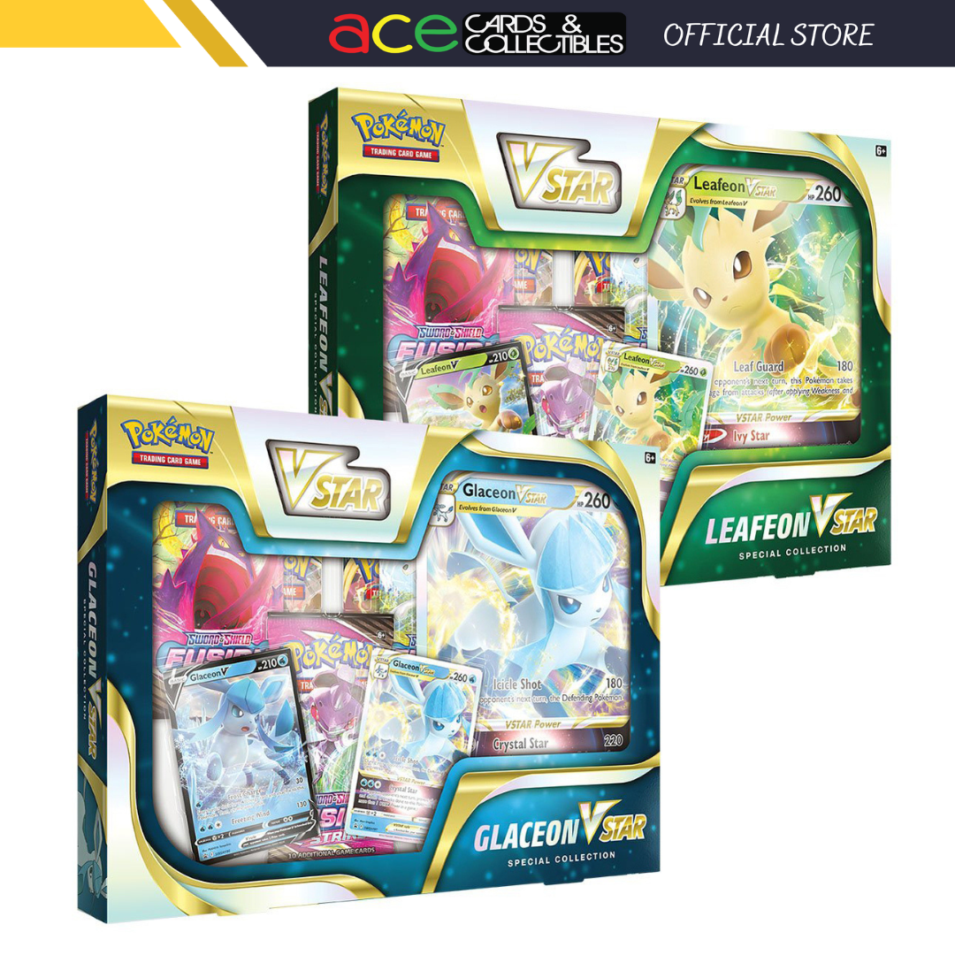 Pokemon TCG: Special Collections — Leafeon VSTAR / Glaceon VSTAR-Set of 2 Design-The Pokémon Company International-Ace Cards &amp; Collectibles