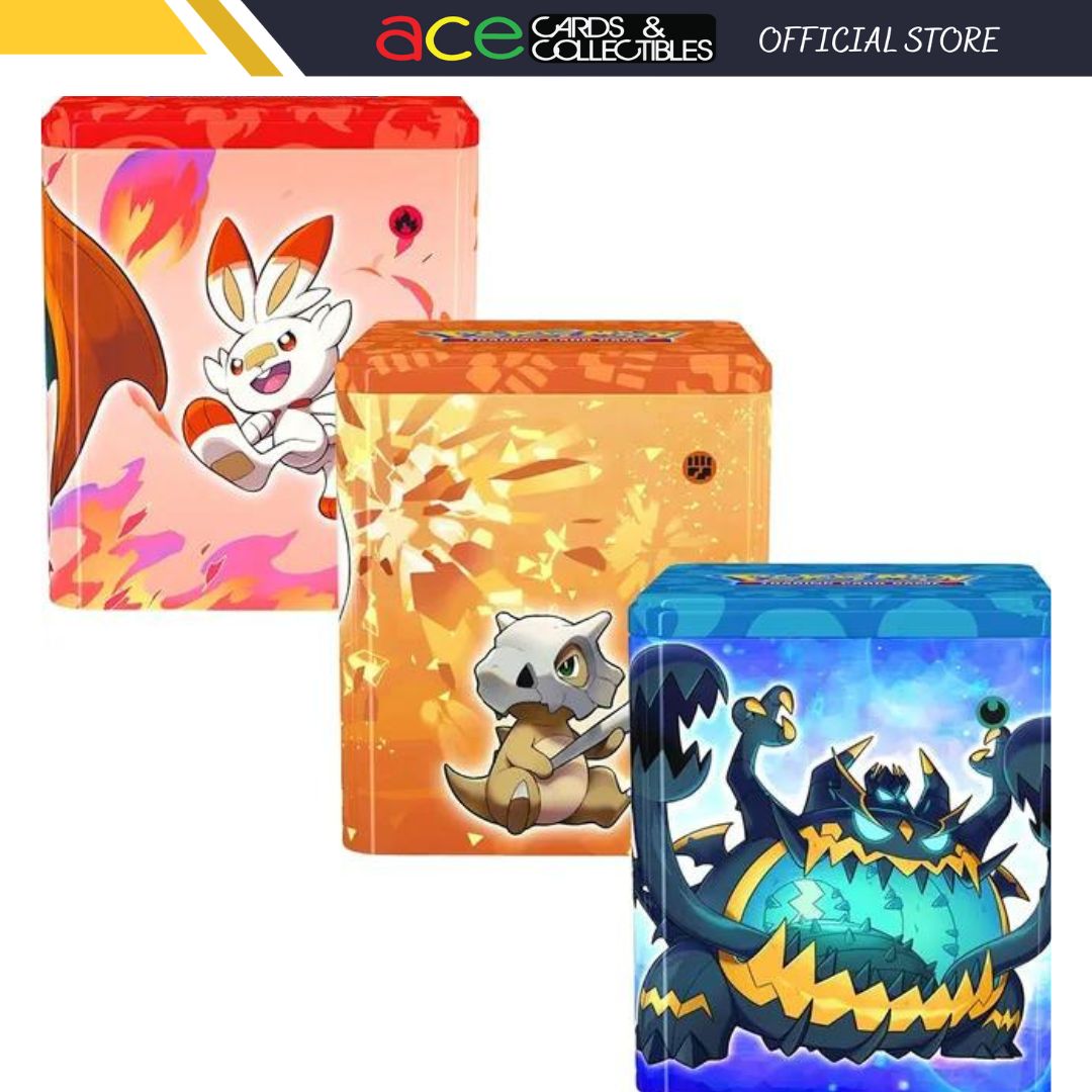 Pokemon TCG: Stacking Tin ( Fighting / Fire / Darkness )-Stacking Tin Fighting-The Pokémon Company International-Ace Cards &amp; Collectibles