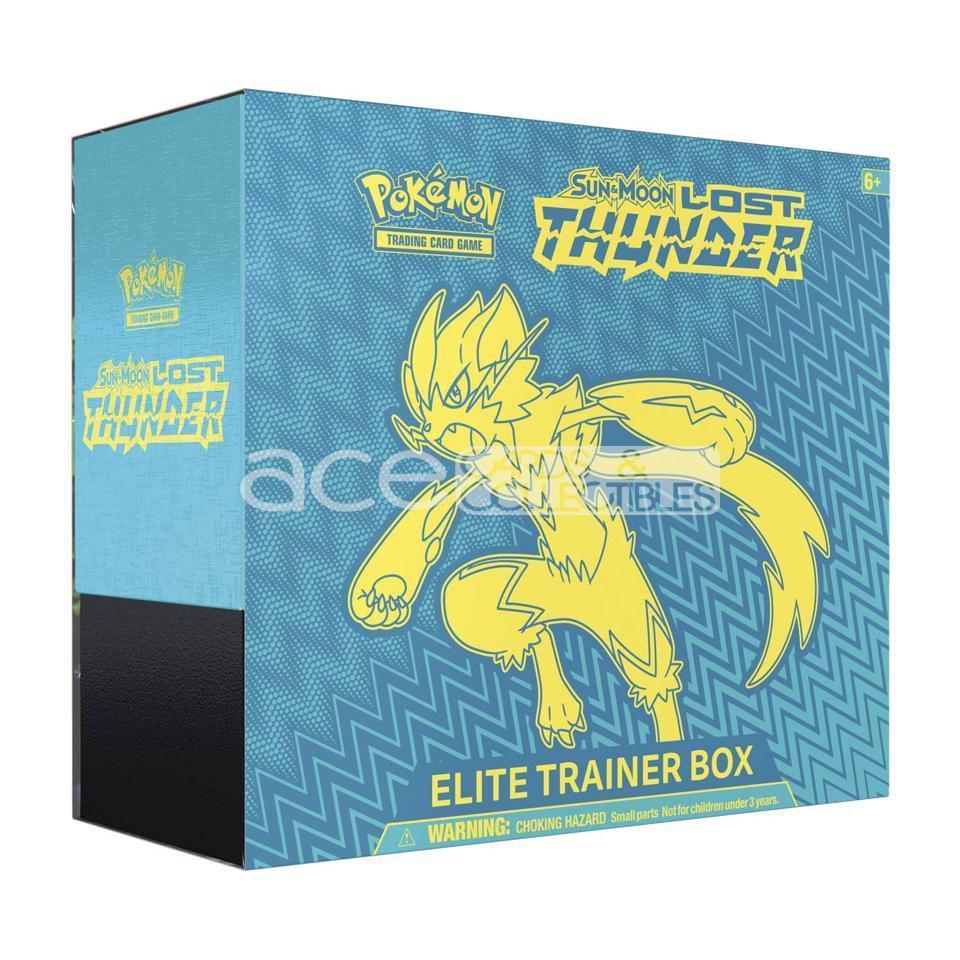 Pokemon TCG: Sun &amp; Moon SM08 Lost Thunder Elite Trainer Box-The Pokémon Company International-Ace Cards &amp; Collectibles