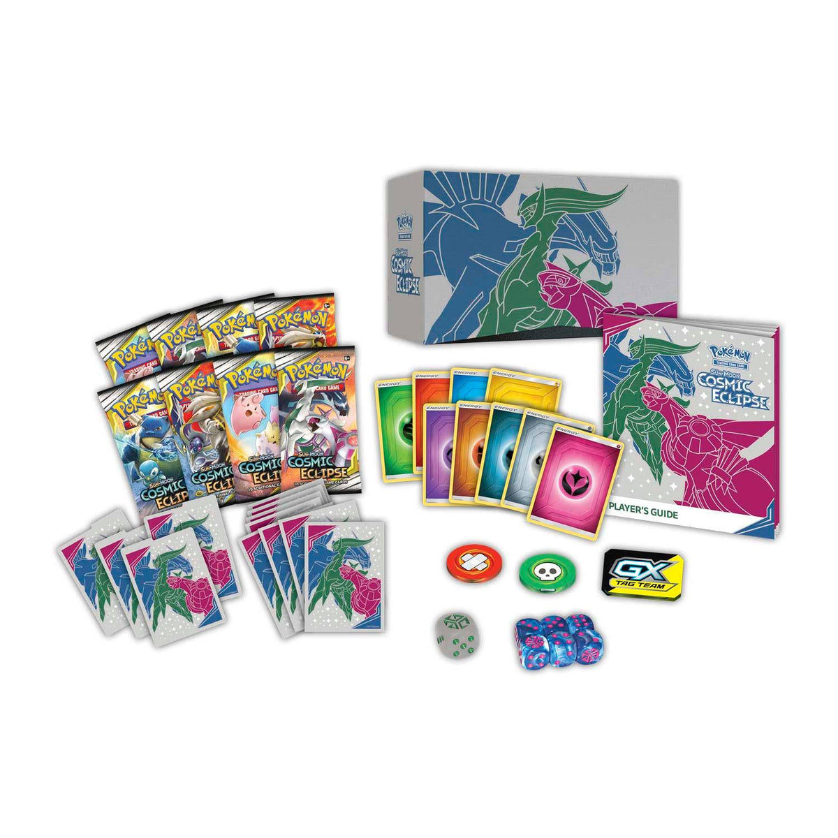 Pokemon TCG: Sun &amp; Moon SM12 Cosmic Eclipse Elite Trainer Box-The Pokémon Company International-Ace Cards &amp; Collectibles