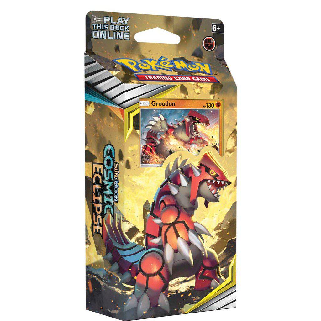 Pokemon TCG: Sun &amp; Moon SM12 Cosmic Eclipse Theme Deck-Theme Deck-Groudon-The Pokémon Company International-Ace Cards &amp; Collectibles