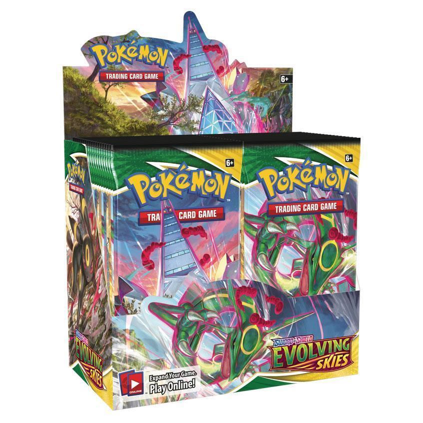 Pokemon TCG: Sword &amp; Shield Evolving Skies SS07 Booster-Booster Box (36packs)-The Pokémon Company International-Ace Cards &amp; Collectibles