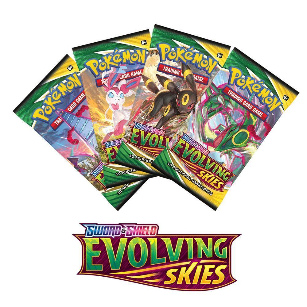 Pokemon TCG: Sword &amp; Shield Evolving Skies SS07 Booster-Single Pack (Random)-The Pokémon Company International-Ace Cards &amp; Collectibles