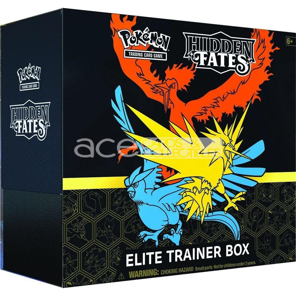 Pokemon TCG: Sword Shield SM11.5 Hidden Fates Elite Trainer Box (Loose Item)-Booster Pack-Random-The Pokémon Company International-Ace Cards & Collectibles