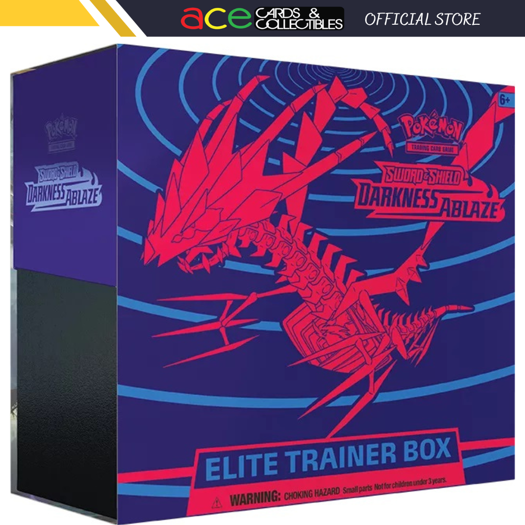 Pokemon TCG: Sword &amp; Shield SS03 Darkness Ablaze Elite Trainer Box-The Pokémon Company International-Ace Cards &amp; Collectibles