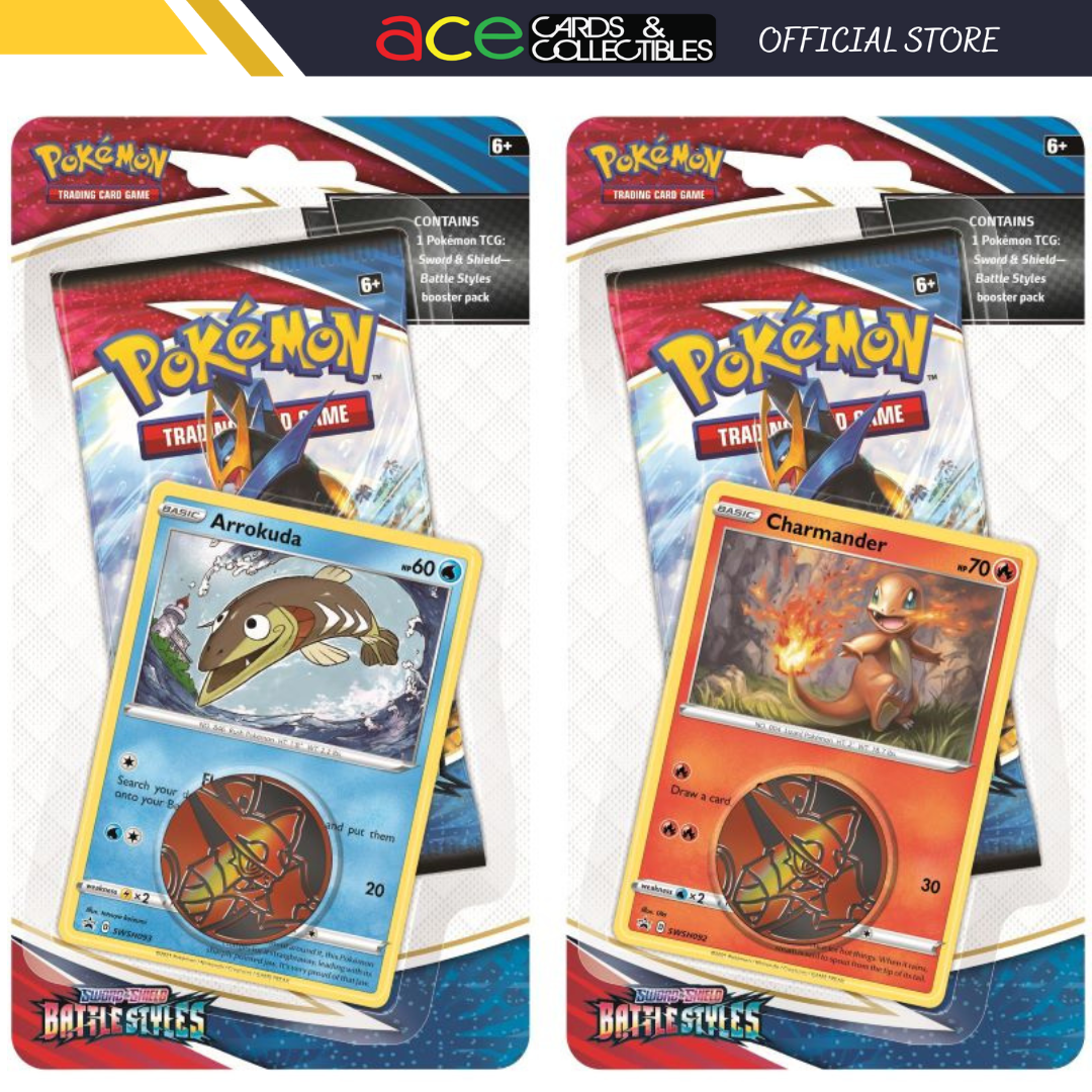 Pokemon TCG: Sword &amp; Shield SS05 Battle Style Single Pack Blister-Arrokuda-The Pokémon Company International-Ace Cards &amp; Collectibles