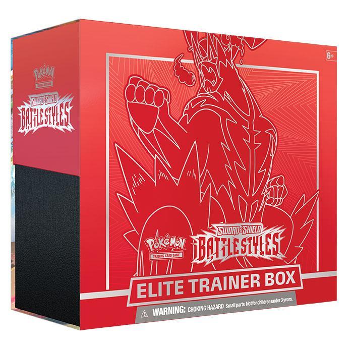 Pokemon TCG: Sword &amp; Shield SS05 Battle Styles Elite Trainer Box-Single Strike Urshifu (Red)-The Pokémon Company International-Ace Cards &amp; Collectibles