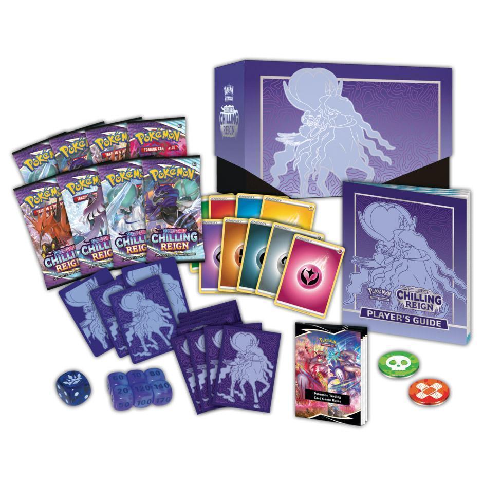 Pokemon TCG: Sword &amp; Shield SS06 Chilling Reign Elite Trainer Box-Both Design-The Pokémon Company International-Ace Cards &amp; Collectibles