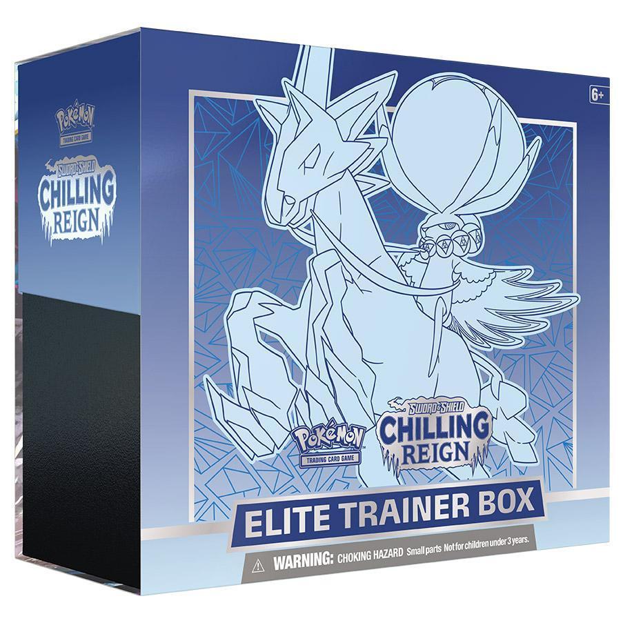 Pokemon TCG: Sword &amp; Shield SS06 Chilling Reign Elite Trainer Box-Ice Rider Calyrex-The Pokémon Company International-Ace Cards &amp; Collectibles