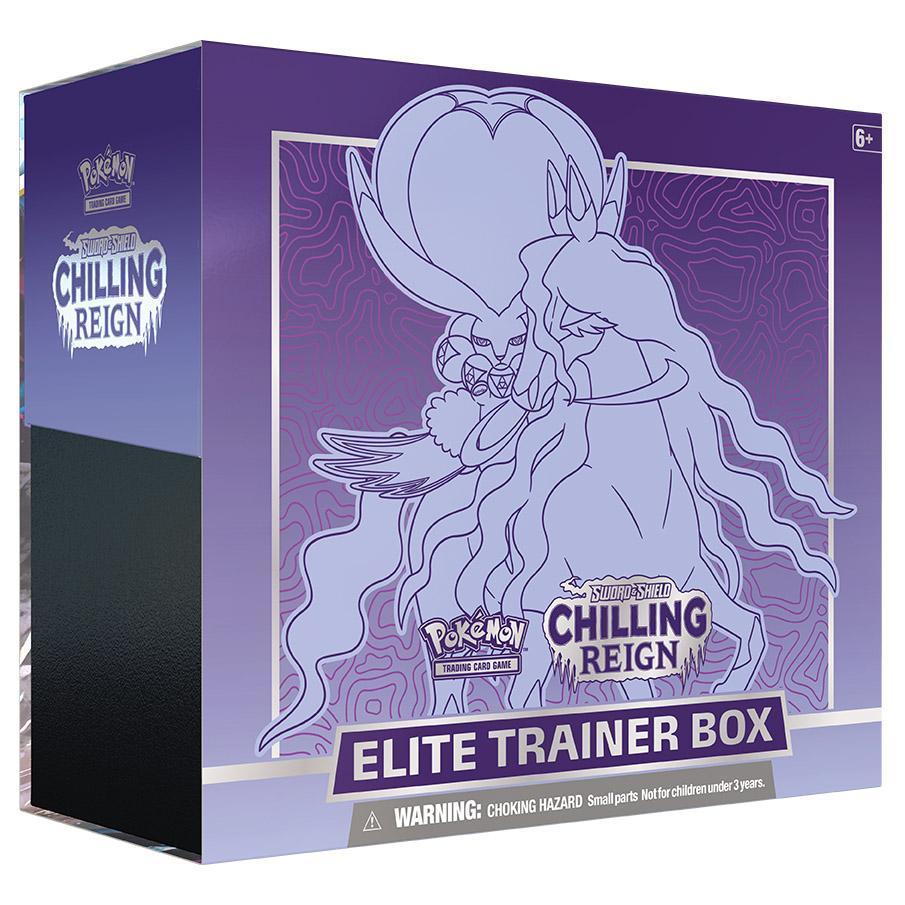 Pokemon TCG: Sword &amp; Shield SS06 Chilling Reign Elite Trainer Box-Shadow Rider Calyrex-The Pokémon Company International-Ace Cards &amp; Collectibles