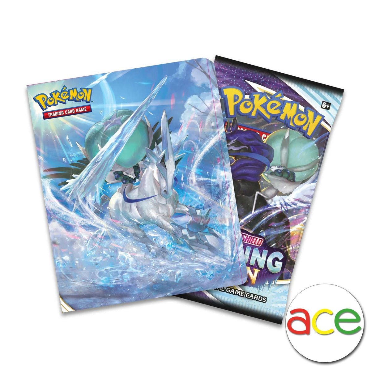 Pokemon TCG: Sword &amp; Shield SS06 Chilling Reign Mini Portfolio &amp; Booster Pack-The Pokémon Company International-Ace Cards &amp; Collectibles