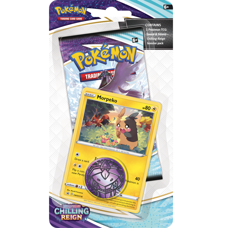 Pokemon TCG: Sword & Shield SS06 Chilling Reign Single Pack Blister - [ Morpeko / Phanpy ]-Both Design-The Pokémon Company International-Ace Cards & Collectibles