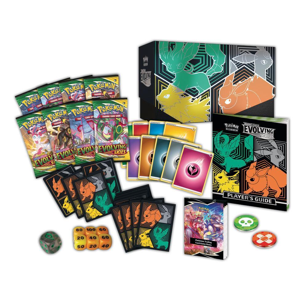 Pokemon TCG: Sword &amp; Shield SS07 Evolving Skies Elite Trainer Box (Back-Order)-Both Design-The Pokémon Company International-Ace Cards &amp; Collectibles