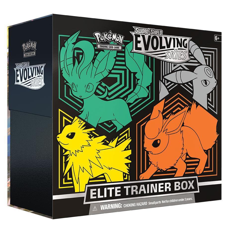 Pokemon TCG: Sword & Shield SS07 Evolving Skies Elite Trainer Box-Both Design-The Pokémon Company International-Ace Cards & Collectibles
