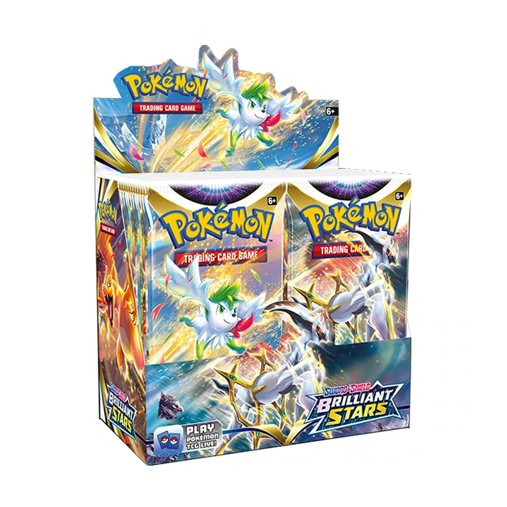 Pokemon TCG: Sword &amp; Shield SS09 Brilliant Stars Booster-Booster Box (36packs)-The Pokémon Company International-Ace Cards &amp; Collectibles