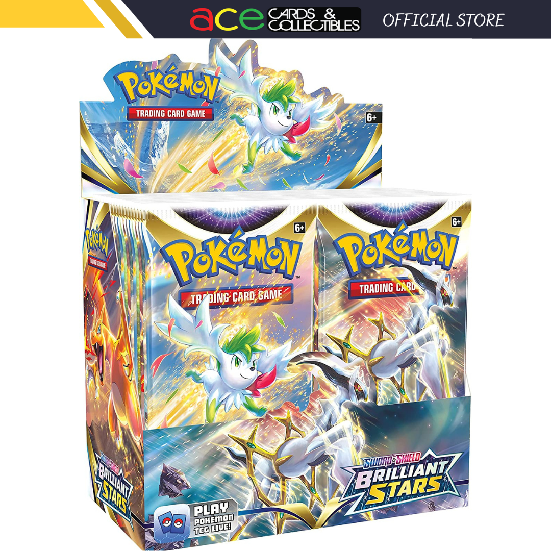 Pokemon TCG: Sword & Shield SS09 Brilliant Stars - Booster Box / Carto - Ace Cards Sdn Bhd Pokemon TCG: Sword & Shield SS09 Brilliant Stars - Booster Box / Carto - Ace Cards Sdn Bhd