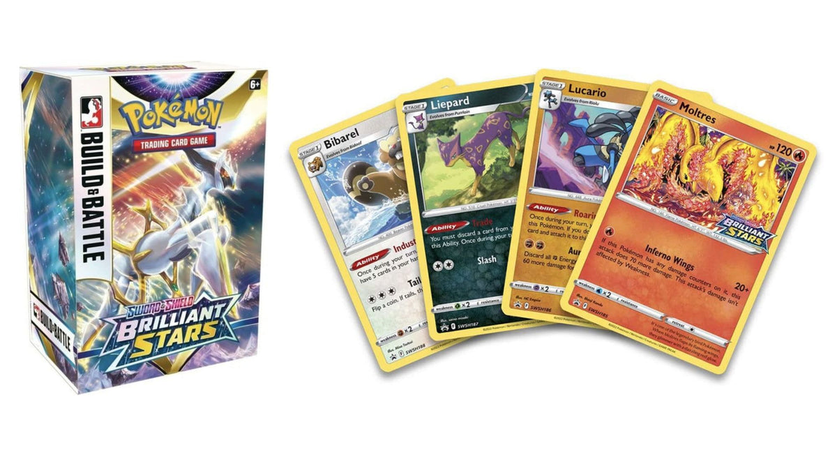 Pokemon TCG: Sword &amp; Shield SS09 Brilliant Stars Build &amp; Battle Box (Pre-release Kit)-The Pokémon Company International-Ace Cards &amp; Collectibles