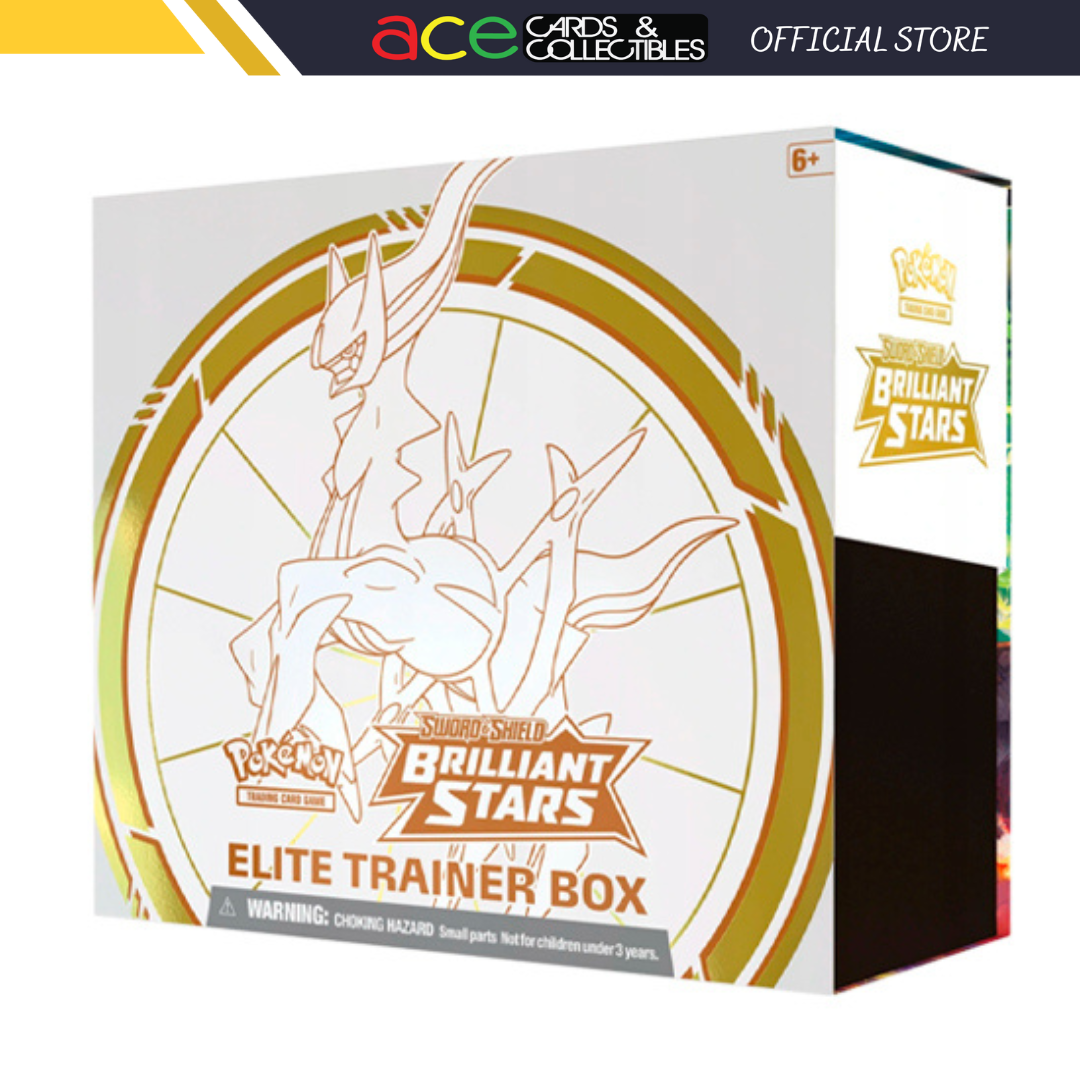 Pokemon TCG: Sword &amp; Shield SS09 Brilliant Stars Elite Trainer Box-The Pokémon Company International-Ace Cards &amp; Collectibles
