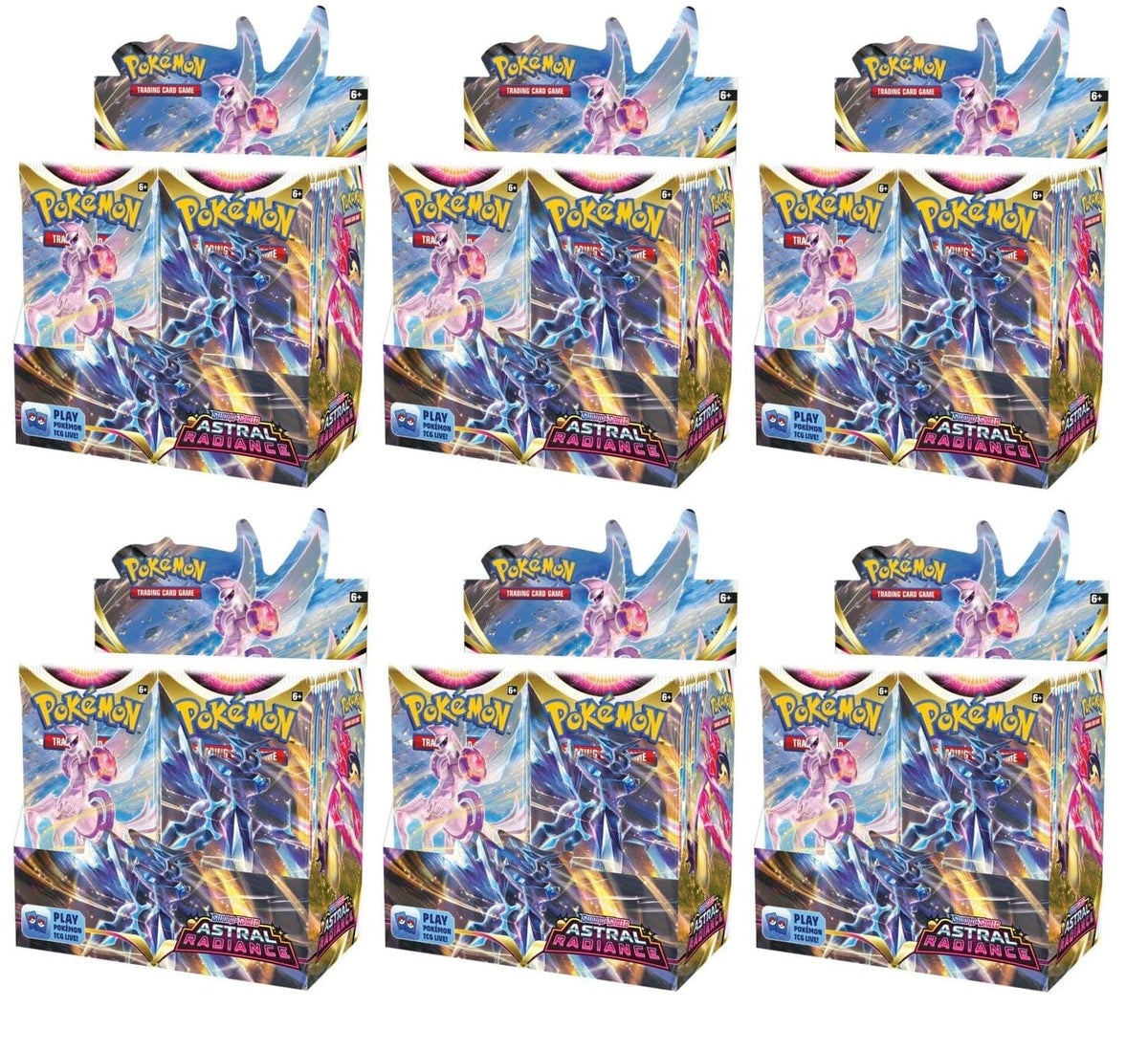 Pokemon TCG: Sword &amp; Shield SS10 Astral Radiance - Booster Box / Carton-Carton (6boxes)-The Pokémon Company International-Ace Cards &amp; Collectibles