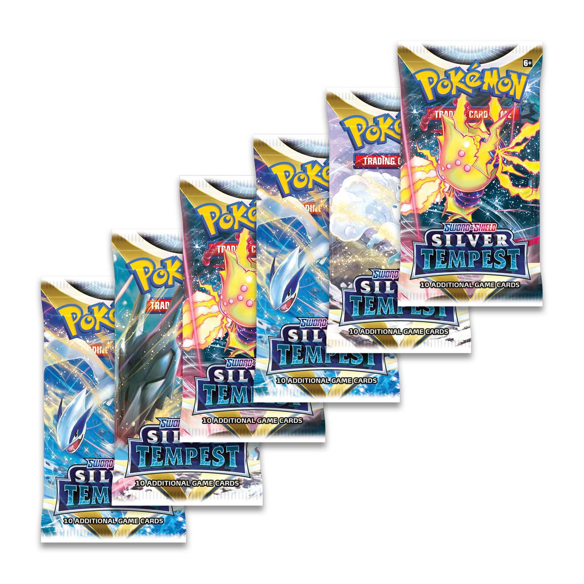 Pokemon TCG: Sword &amp; Shield SS12 Silver Tempest Booster Bundle (6 packs)-The Pokémon Company International-Ace Cards &amp; Collectibles