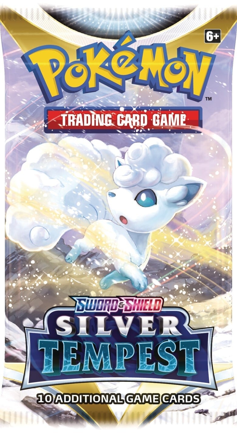 Pokemon TCG: Sword &amp; Shield SS12 Silver Tempest Booster Pack-The Pokémon Company International-Ace Cards &amp; Collectibles