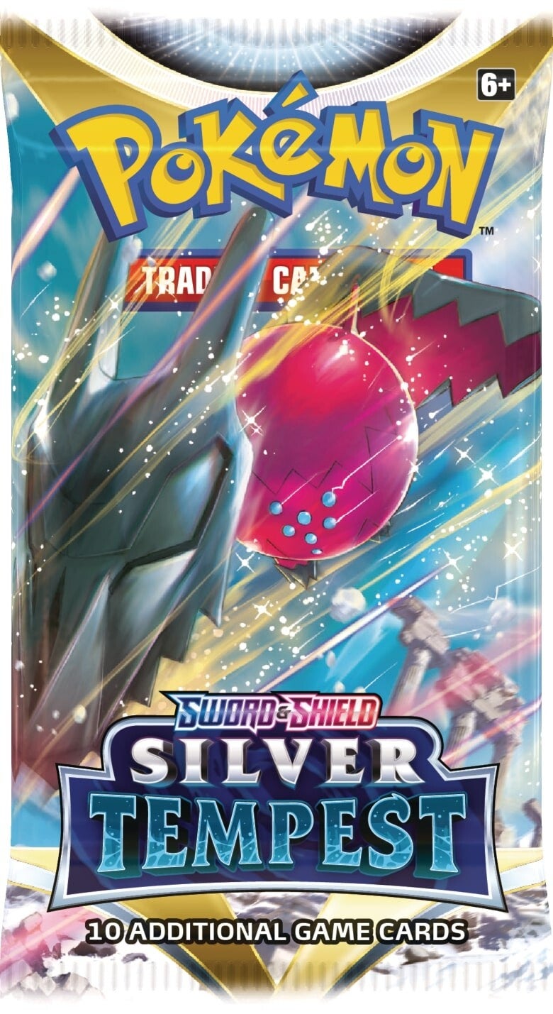 Pokemon TCG: Sword &amp; Shield SS12 Silver Tempest Booster Pack-The Pokémon Company International-Ace Cards &amp; Collectibles