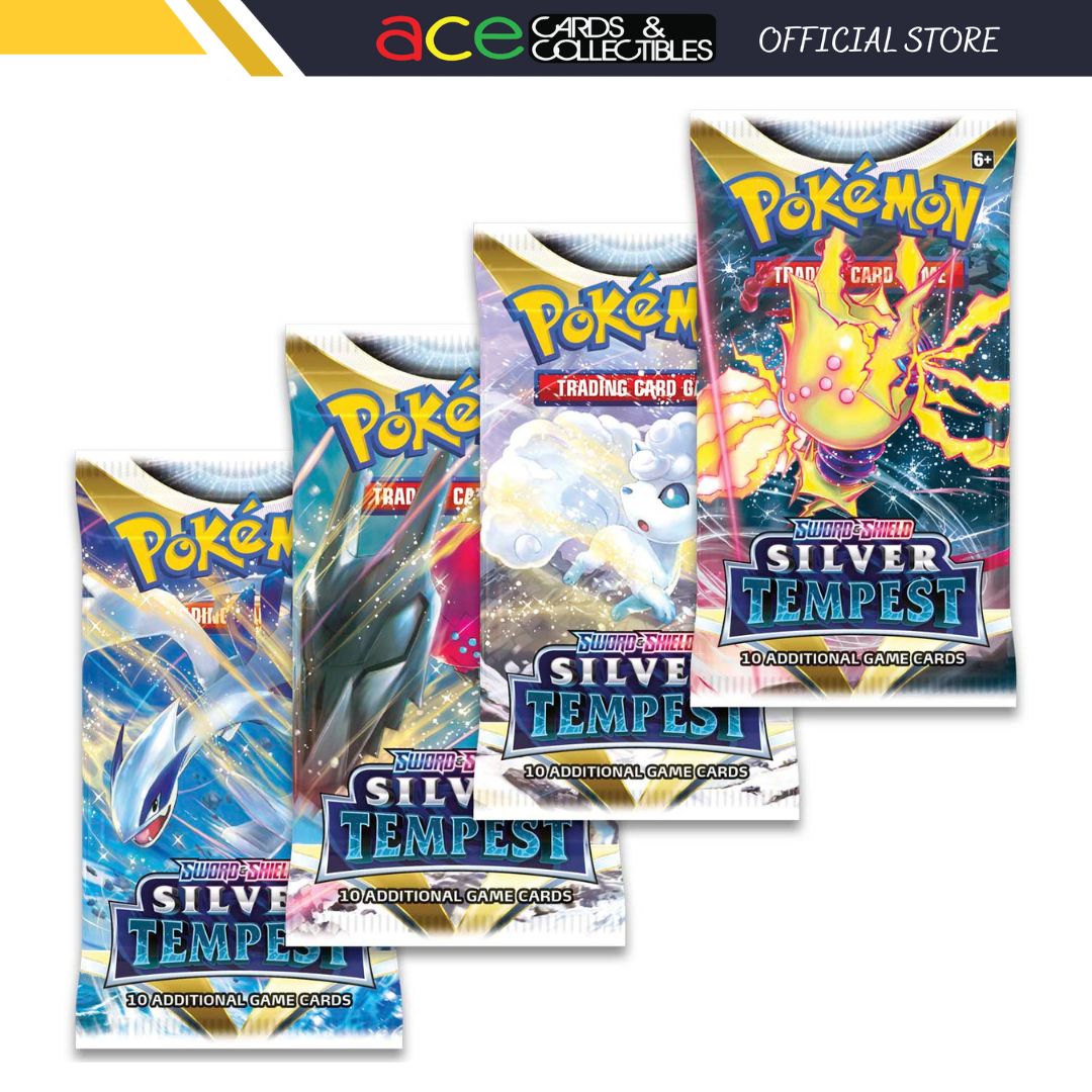 Pokemon TCG: Sword & Shield SS12 Silver Tempest Booster Pack-The Pokémon Company International-Ace Cards & Collectibles