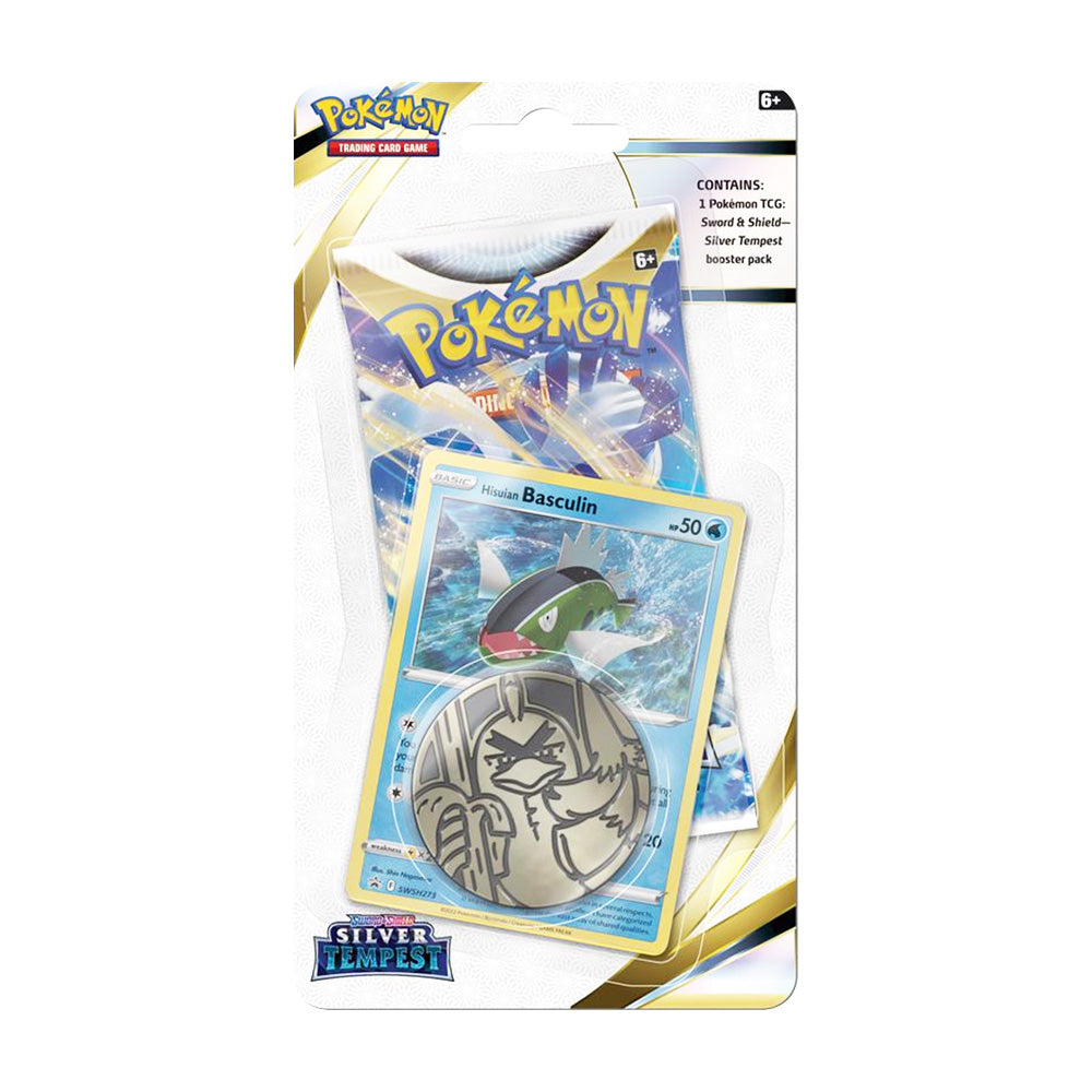 Pokemon TCG: Sword &amp; Shield SS12 Silver Tempest Checklane Blister-Basculin-The Pokémon Company International-Ace Cards &amp; Collectibles