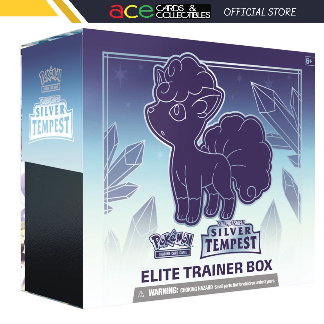 Pokemon TCG: Sword &amp; Shield SS12 Silver Tempest Elite Trainer Box-The Pokémon Company International-Ace Cards &amp; Collectibles