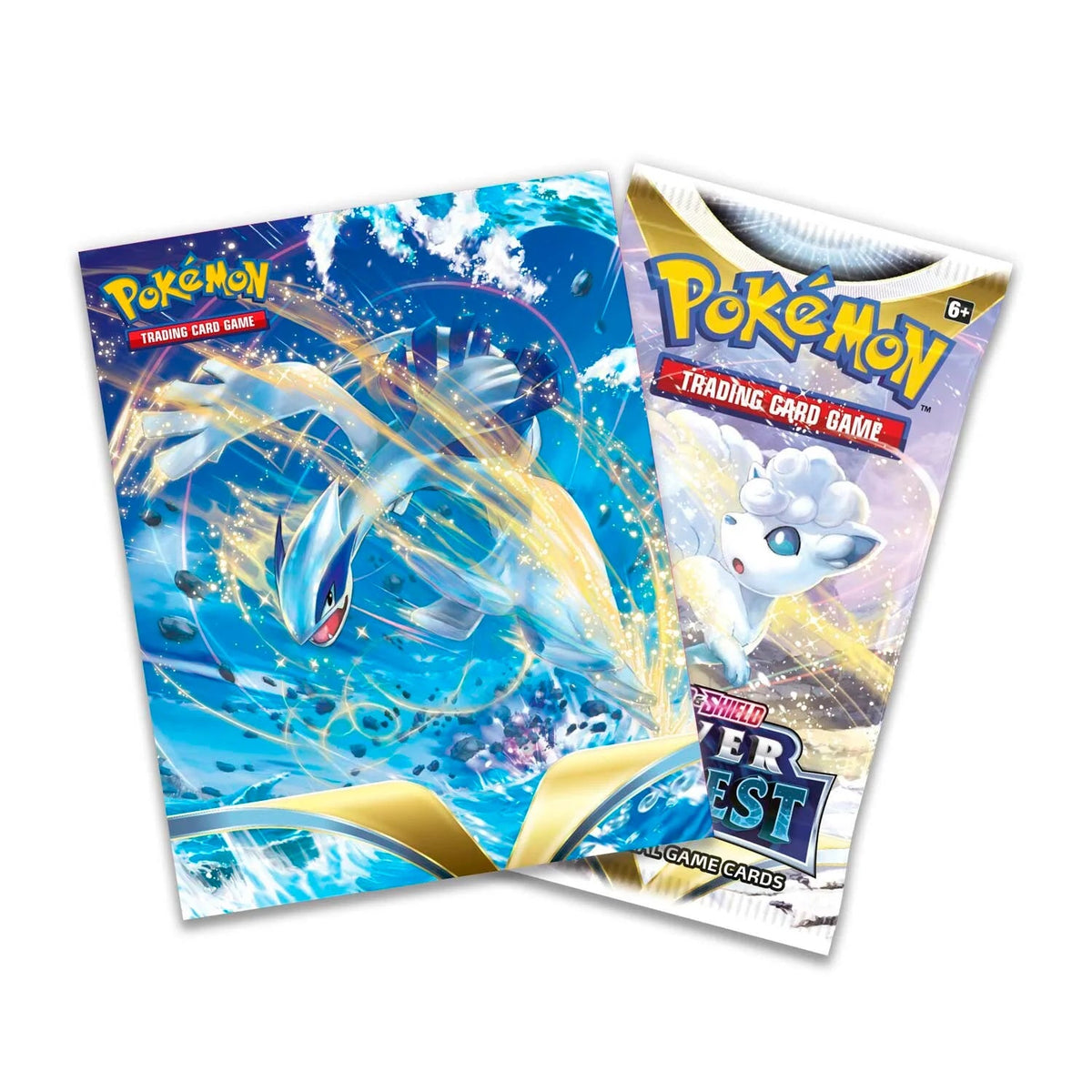 Pokemon TCG: Sword &amp; Shield SS12 Silver Tempest Mini Portfolio &amp; Booster Pack-The Pokémon Company International-Ace Cards &amp; Collectibles