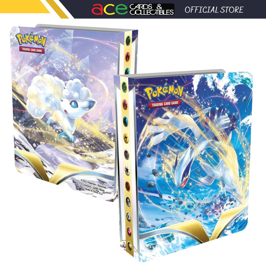 Pokemon TCG: Sword &amp; Shield SS12 Silver Tempest Mini Portfolio &amp; Booster Pack-The Pokémon Company International-Ace Cards &amp; Collectibles
