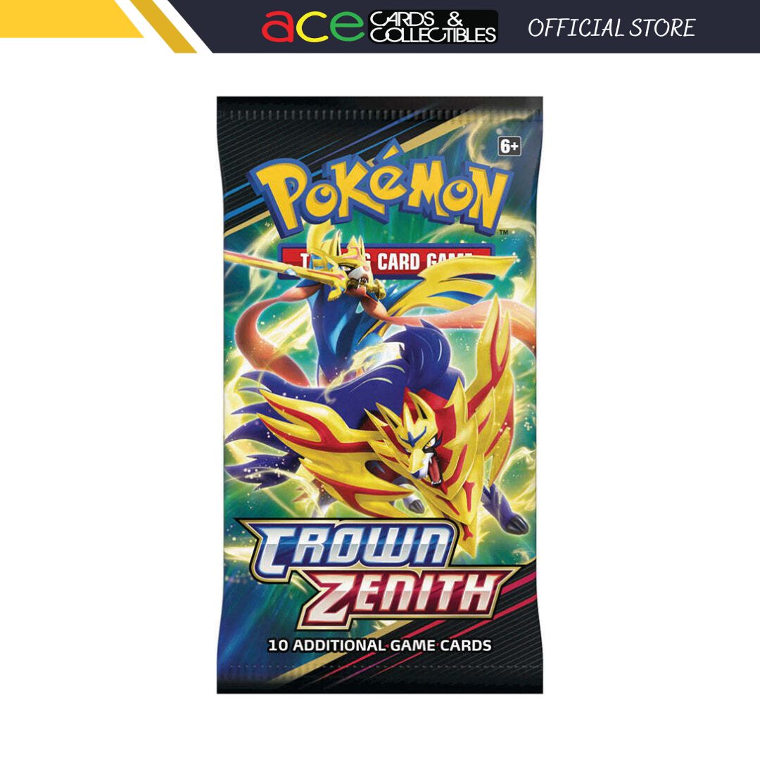 Pokemon TCG: Sword &amp; Shield SS12.5 Crown Zenith Booster Pack-The Pokémon Company International-Ace Cards &amp; Collectibles