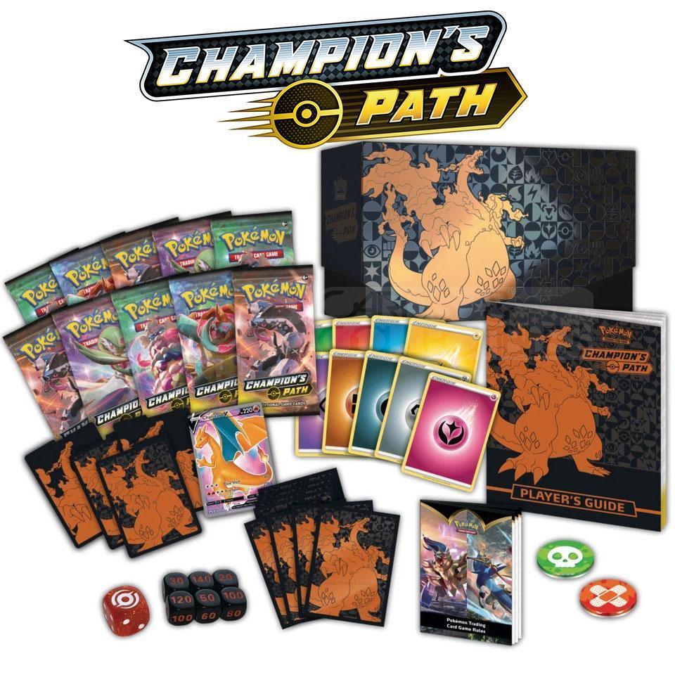 Pokemon TCG: Sword Shield SWSH 3.5 Champion’s Path Elite Trainer Box-The Pokémon Company International-Ace Cards &amp; Collectibles