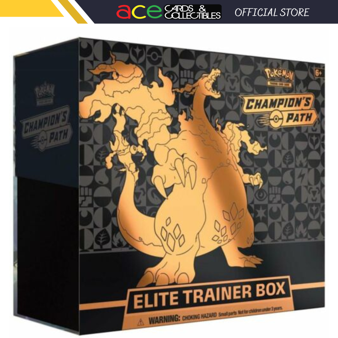 Pokemon TCG: Sword Shield SWSH 3.5 Champion’s Path Elite Trainer Box-The Pokémon Company International-Ace Cards &amp; Collectibles