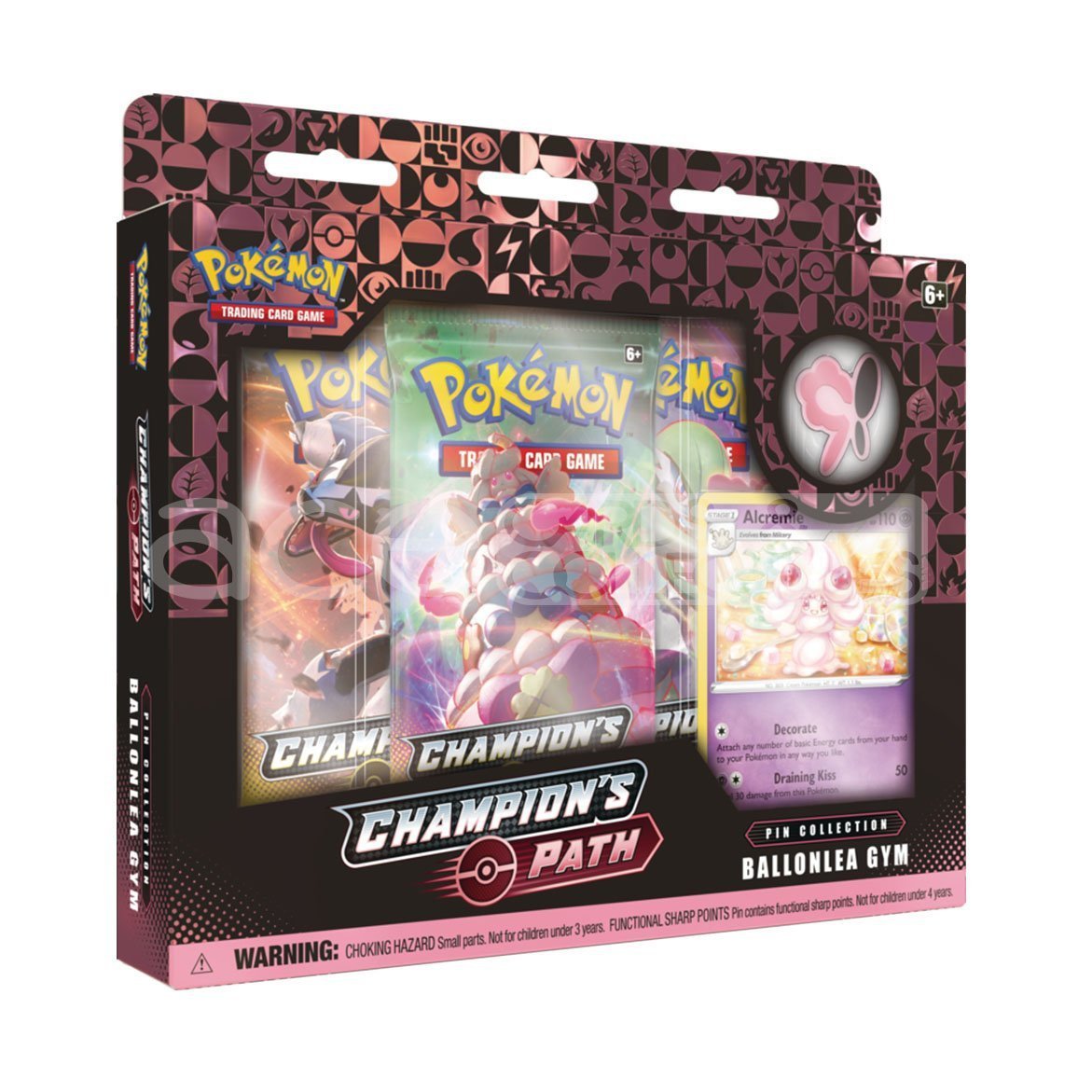 Pokémon TCG: Sword Shield SWSH 3.5 Champion’s Path Pin Collection (November)-Set of All Three Design (3 Boxes Bundle)-The Pokémon Company International-Ace Cards & Collectibles