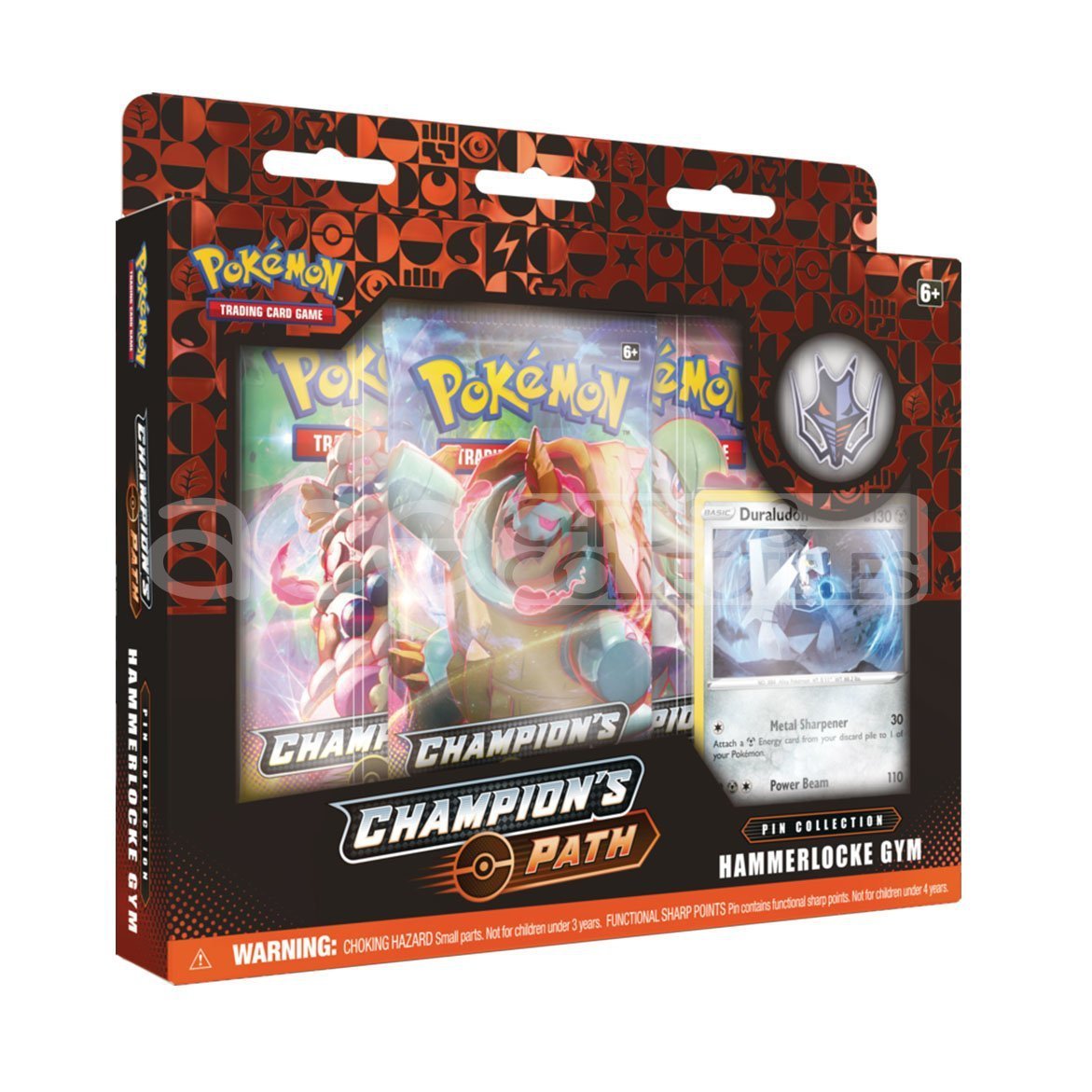 Pokémon TCG: Sword Shield SWSH 3.5 Champion’s Path Pin Collection (November)-Set of All Three Design (3 Boxes Bundle)-The Pokémon Company International-Ace Cards & Collectibles