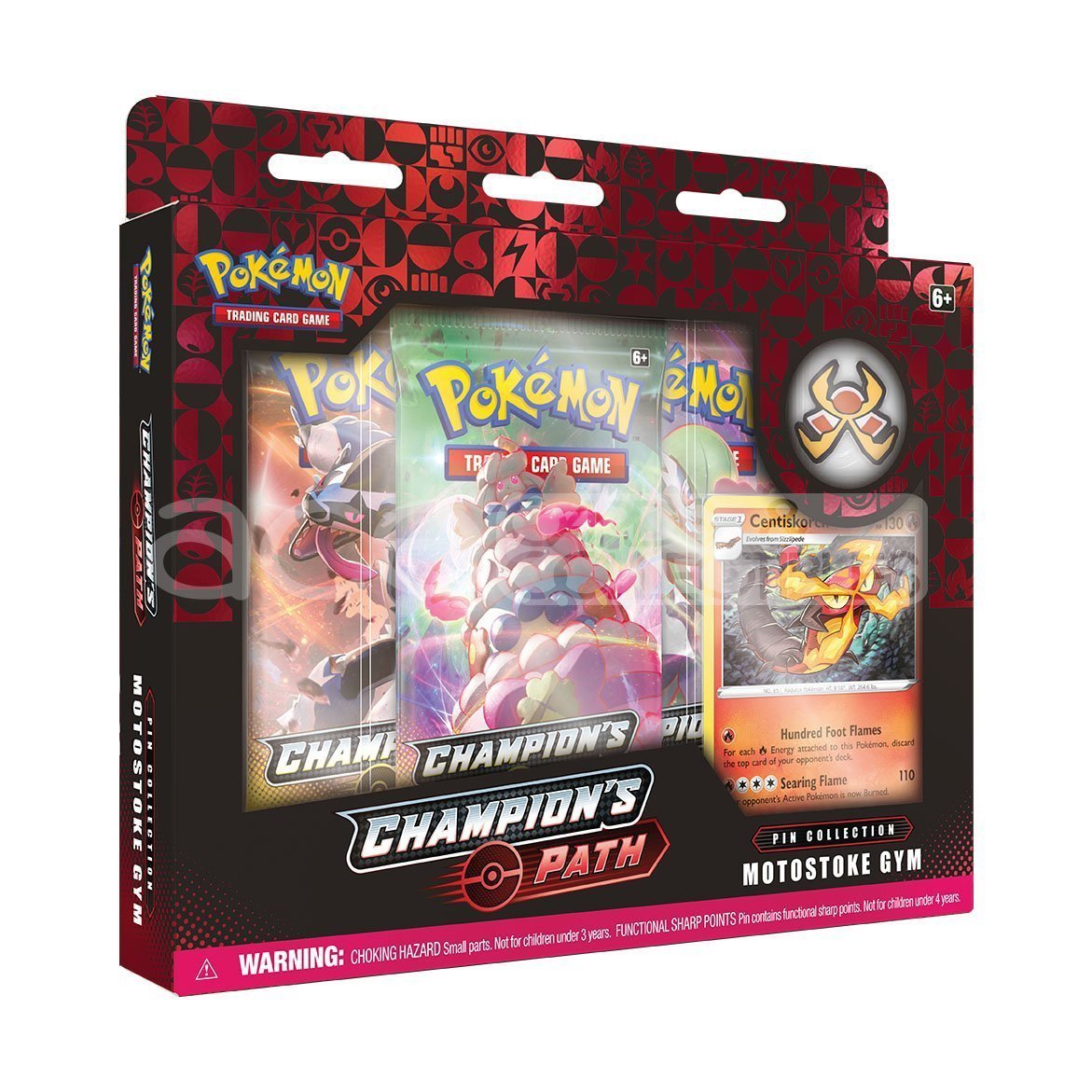 Pokemon TCG: Sword Shield SWSH 3.5 Champion’s Path Pin Collection (September)-One Set Three Design-The Pokémon Company International-Ace Cards & Collectibles