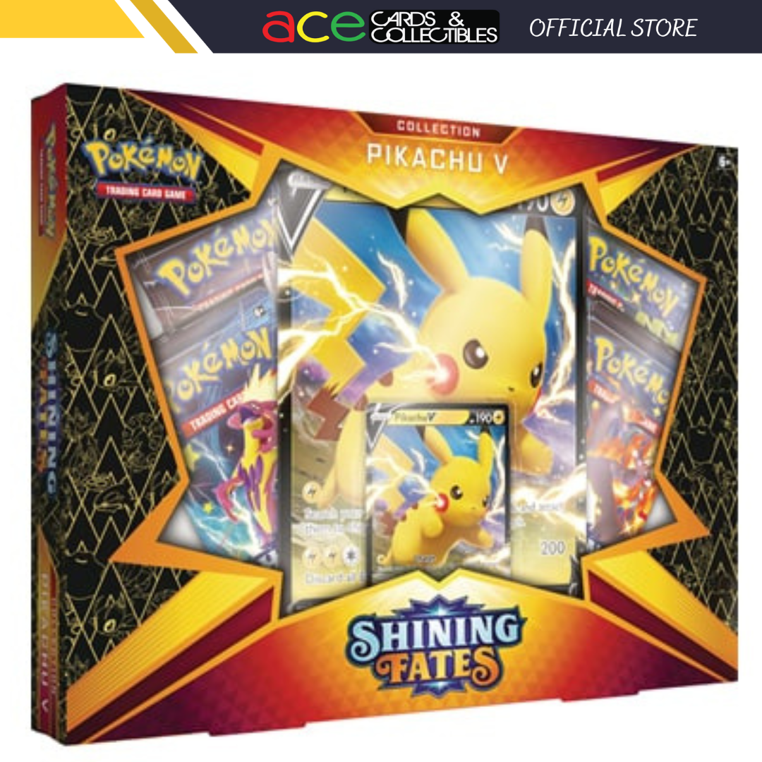 Pokemon TCG: Sword Shield SWSH 4.5 Shining Fates: Pikachu V Box-The Pokémon Company International-Ace Cards & Collectibles