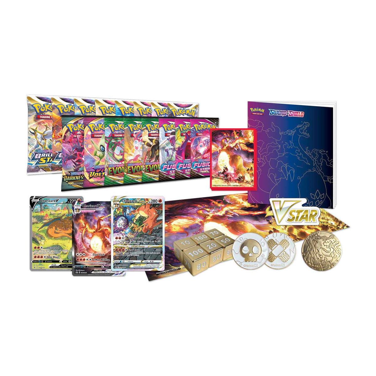 Pokemon TCG: Sword &amp; Shield Ultra Premium Collection &quot;Charizard&quot;-The Pokémon Company International-Ace Cards &amp; Collectibles