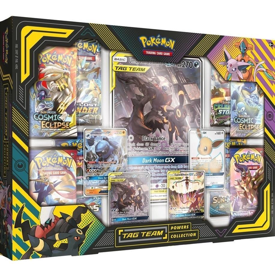 Pokémon TCG: TAG TEAM Powers Collection-Espeon & Deoxys GX (Oversize Card)-The Pokémon Company International-Ace Cards & Collectibles