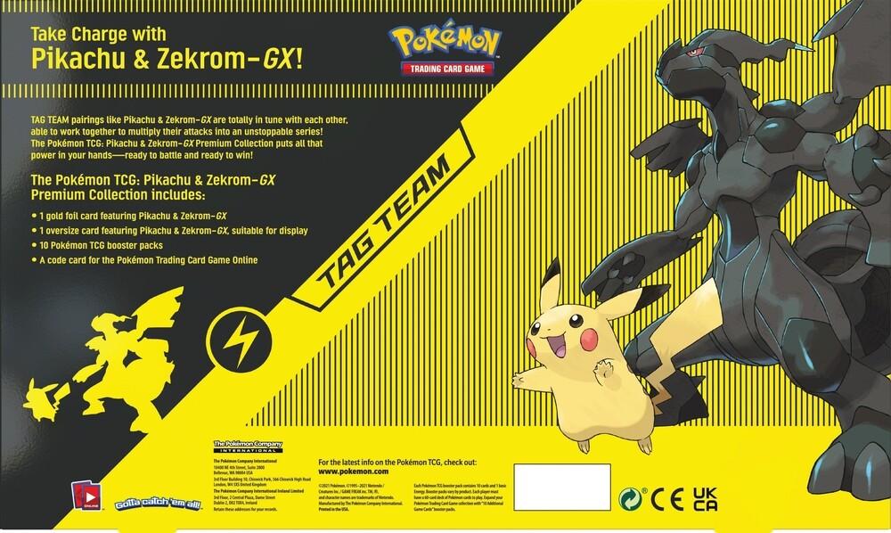 Pokemon TCG: Tag Team Pikachu &amp; Zekrom GX Premium Collection-The Pokémon Company International-Ace Cards &amp; Collectibles