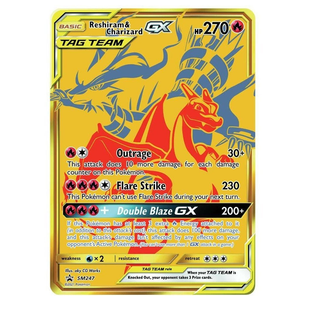 Pokemon TCG: Tag Team Reshiram &amp; Charizard GX Premium Collection-The Pokémon Company International-Ace Cards &amp; Collectibles
