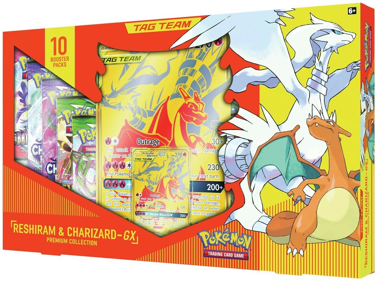 Pokemon TCG: Tag Team Reshiram & Charizard GX Premium Collection