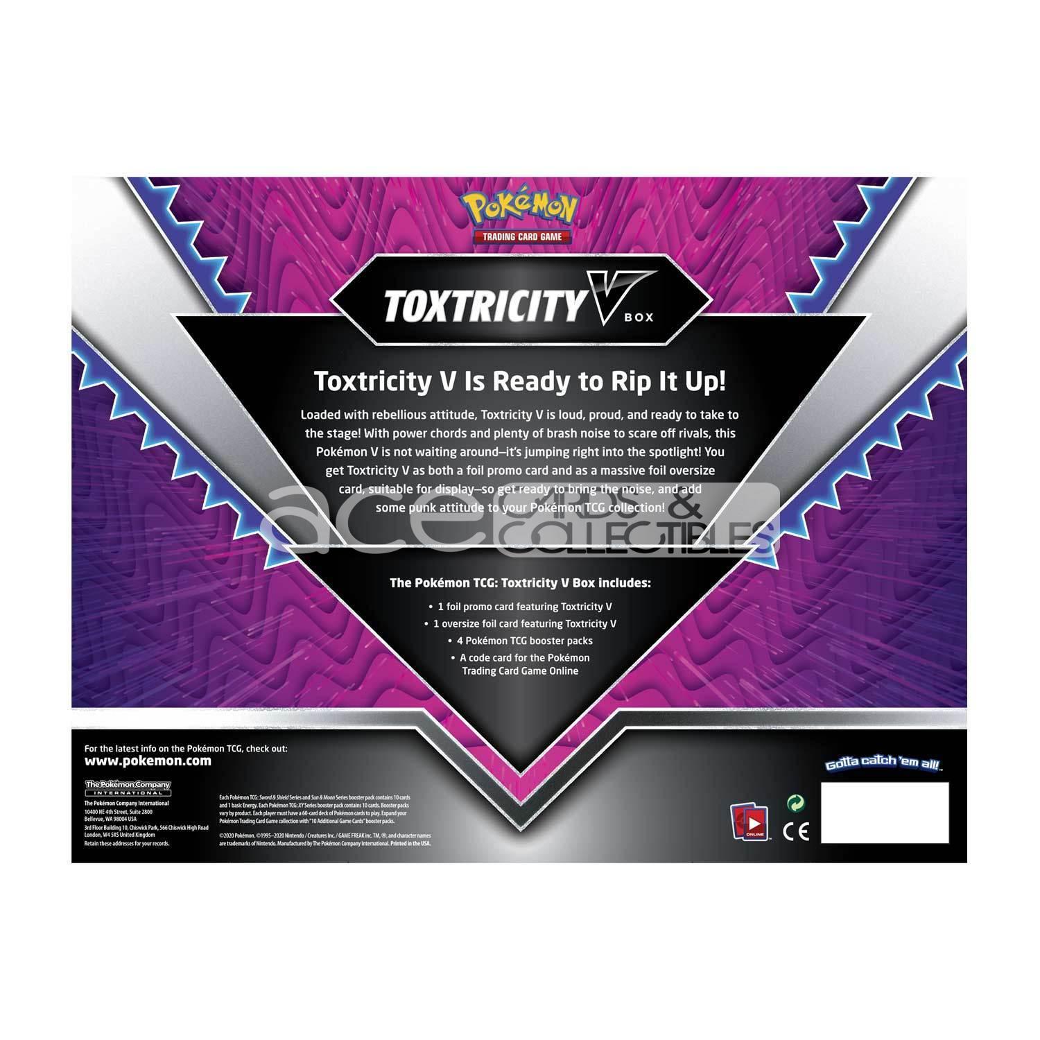 Pokemon TCG Toxtricity V Box-The Pokémon Company International-Ace Cards & Collectibles